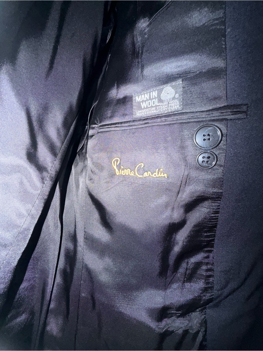 Pierre Cardin Men's Dark Navy Two-Piece Suit - Picture 7 of 16
